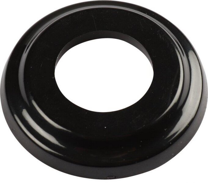 1x manivela de roseta para PORSCHE 356 B/C NEGRO