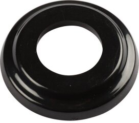 1x rosette window crank for PORSCHE 356 B/C BLACK