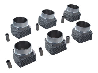 6x Pistons + Cylinders for PORSCHE 911 3.2 Carrera 84-85...