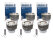 6x Kolben + Zylinder für PORSCHE 911 2.2 E 155PS 91110391602