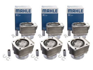 6x pistons + cylinders for PORSCHE 993 turbo 408PS