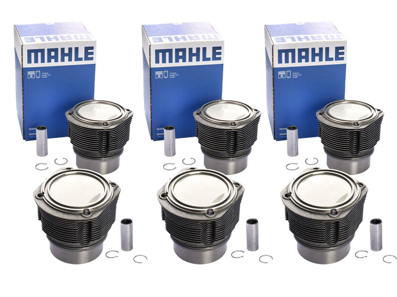 6x pistoni + cilindri per PORSCHE 911 2.4 T 72-73 130/140HP