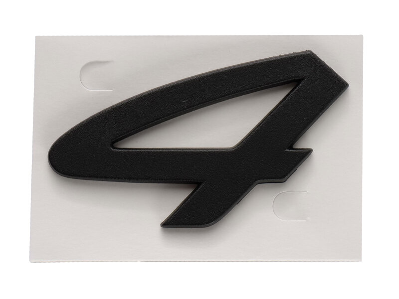 Letras originais Porsche 964 Carrera 4 pretas