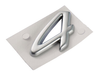 Insigne Porsche 993 Carrera 4 argent dorigine