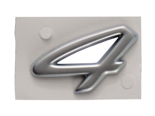 Insignia original Porsche 993 Carrera 4 plateada