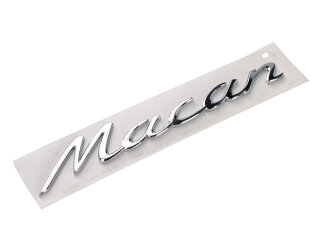 Lettrage ORIGINAL PORSCHE 95B Macan CHROME