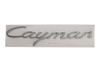 Lettering ORIGINAL PORSCHE 987 Cayman ALUMINUM SATINATED