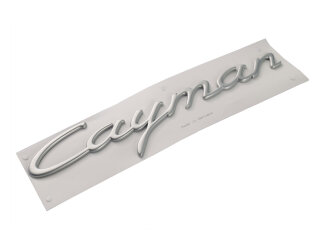 Belettering ORIGINEEL PORSCHE 987 Cayman ALUMINIUM SATINAAT