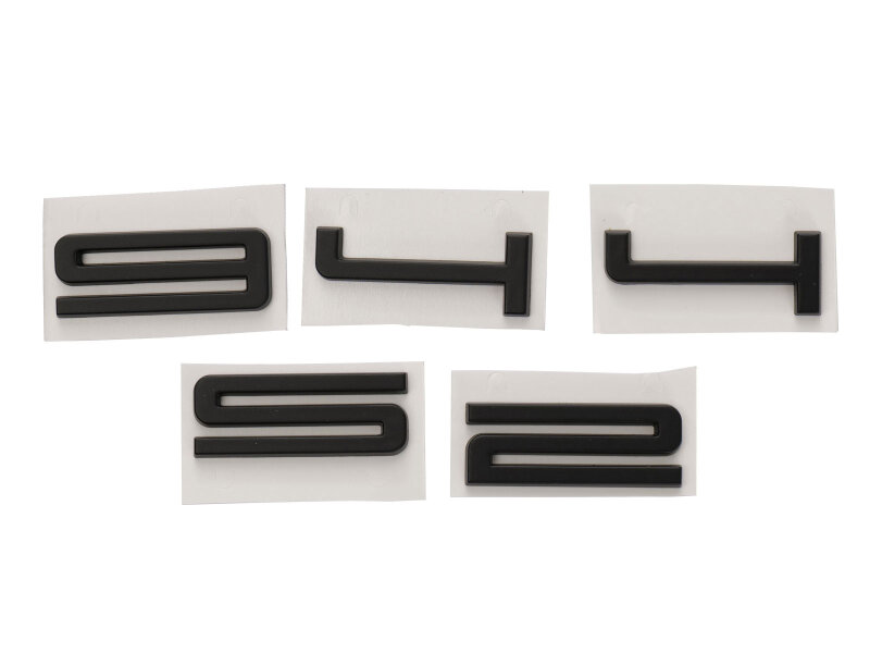 Originele Porsche 944 S2 Zwarte belettering