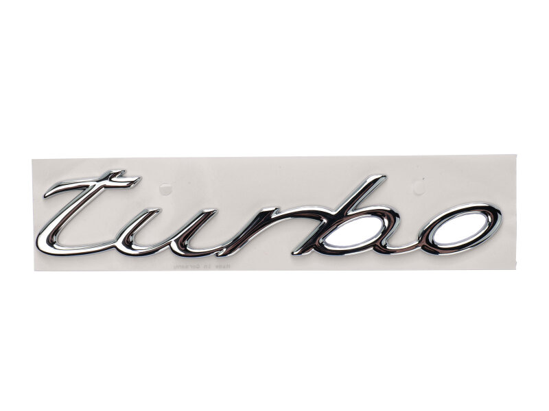 Letras cromadas ORIGINAIS PORSCHE 996 turbo