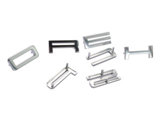 Opschrift ORIGINEEL PORSCHE 911 F 912 tot -69 Porsche CHROME