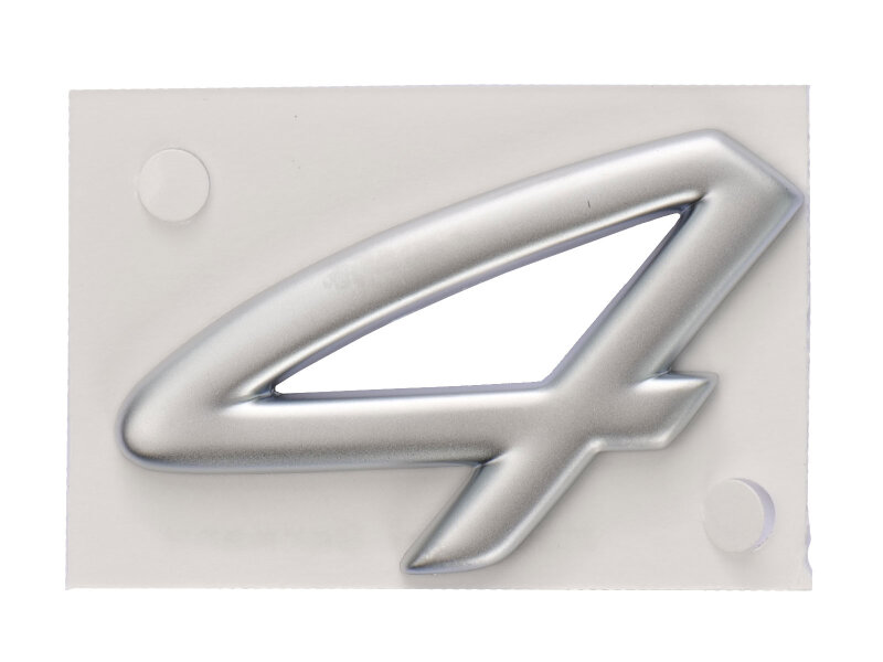 Insignia original Porsche 996 Carrera 4 plateada