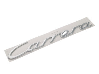 Schriftzug ORIGINAL PORSCHE 996 Carrera bis -01 SILBER