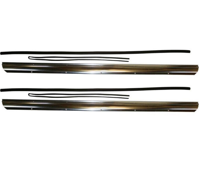 2x listones de umbral para PORSCHE 911 E/S 912 -68 SWB...