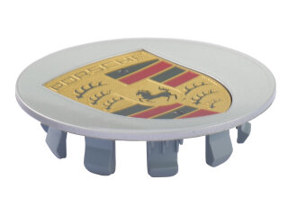1 Coprimozzo Ruota PORSCHE 911 997 Cayenne 9PA 987 Crest ARGENTO COLORATO CONCAVO