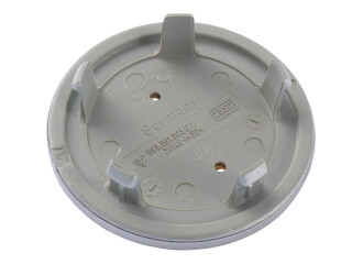 1x Tapa de buje de rueda ORIGINAL PORSCHE 911 993 SILVER Crest COLORED