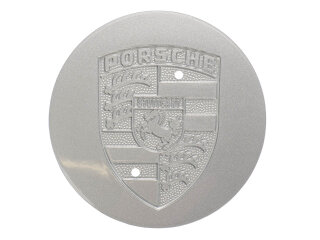 1x Calota Central ORIGINAL PORSCHE 911 G 964 924 944 928 MET&Aacute;LICA PRATA