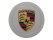 1x Tapacubos ORIGINAL PORSCHE 911 964 METAL PLATEADO CON ESCUDO DE COLOR