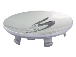 1x Wheel Hub Cap ORIGINAL PORSCHE 911 996 SILVER Carrera 4S CONCAVE