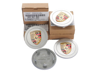 4 Calotas Originais Porsche 911 993 Prateadas com...