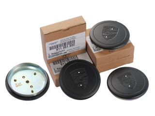 4 tapacubos PORSCHE 911 F/G turbo 944 924 GT NEGRO...