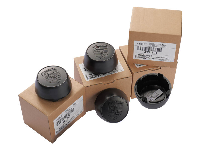 4x Wheel Hub Caps ORIGINAL PORSCHE 924 PLASTIC CAP