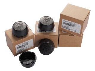 4 enjoliveurs de roue dorigine Porsche 924 en plastique