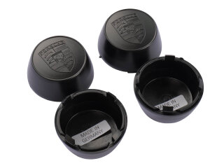 4 enjoliveurs de roue dorigine Porsche 924 en plastique