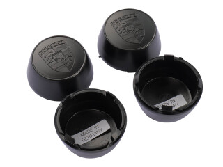 4 enjoliveurs de roue dorigine Porsche 924 en plastique