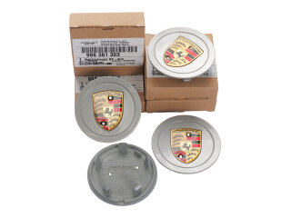 4x Wheel Hub Caps ORIGINAL PORSCHE 911 996 turbo S GT...