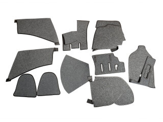 Carpet for Porsche 911 F from 69 onwards + RS trunk carpet, lightweight felt