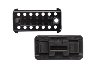 14-pins connectorbehuizing ORIGINELE PORSCHE 911 F/G 914...