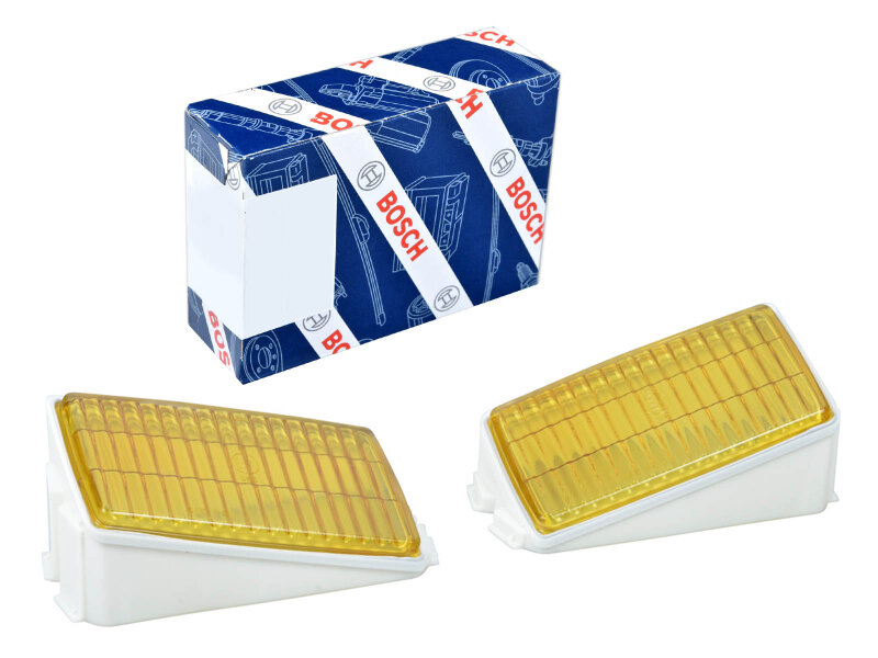 Mistlamplens voor PORSCHE 911 3.2 930 84-89 GEEL BOSCH L+R