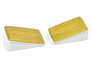 Fog light lens for PORSCHE 911 3.2 930 84-89 YELLOW BOSCH...