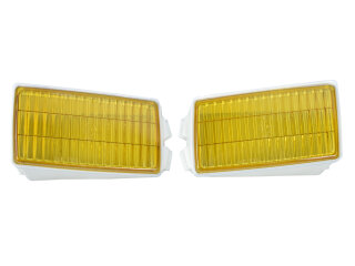 Fog light lens for PORSCHE 911 3.2 930 84-89 YELLOW BOSCH L+R