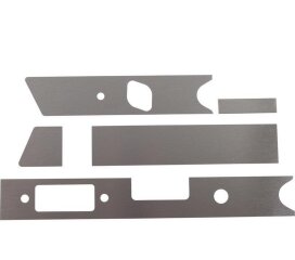 Dashboard covers for PORSCHE 911 F 912 68 cover SET ALUMINUM