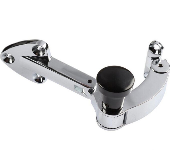 1x exposant voor PORSCHE 911 F/G tot -77 zijruit CHROOM ACHTER LINKS