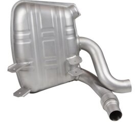 Silenziatore posteriore per PORSCHE 997 Carrera fino al 2008 Scarico sportivo V2A stile OE