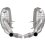 Rear silencer for PORSCHE 997 Carrera up to -08 Sport exhaust V2A OE style