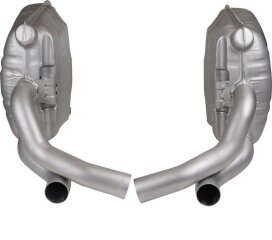 Rear silencer for PORSCHE 997 Carrera from 09- Sport...