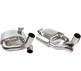 Rear silencer for PORSCHE 997 Carrera from 09- Sport exhaust V2A L+R