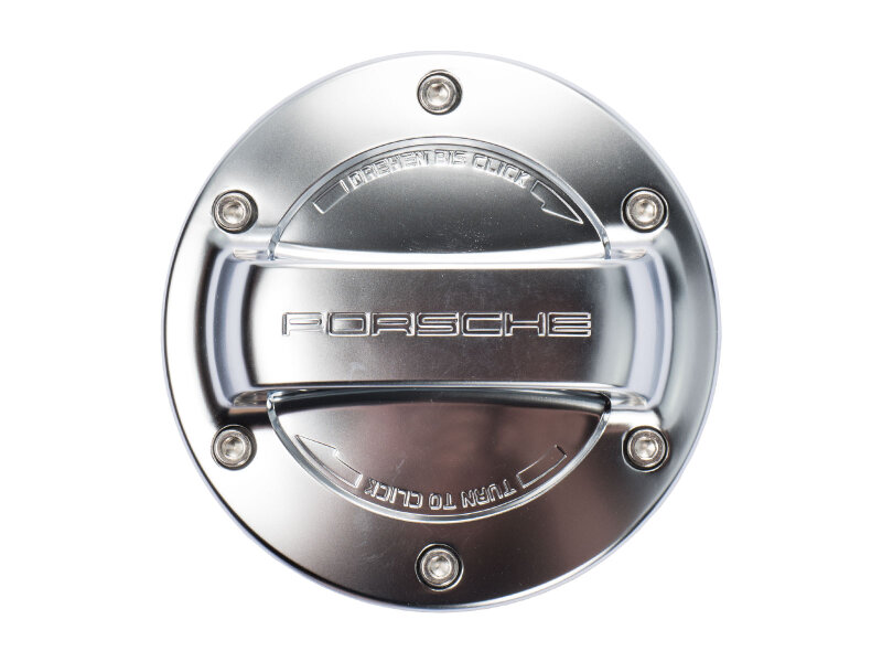 Porsche fuel tankcap aluminumlookポルシェ997 Porsche Aluminum Look Gas Cap for 996/997/Boxster/Cayman - FD