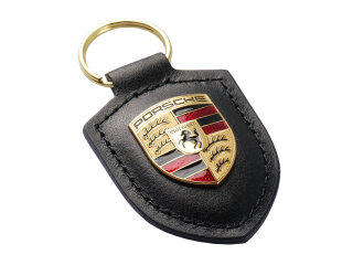 Portachiavi originale Porsche con stemma in metallo,...
