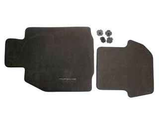 Alfombrillas originales Porsche 997, negras