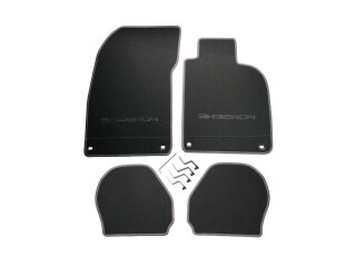 Tapis de sol dorigine Porsche 964/993, Gris Classique