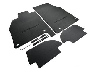 Alfombrillas originales Porsche 944 968, color negro,...