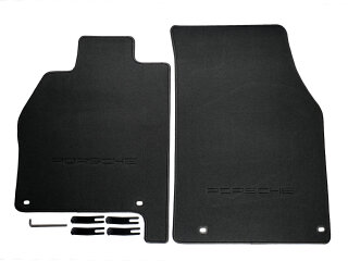 Alfombrillas originales Porsche 944 968, color negro, para veh&iacute;culos con volante a la derecha