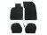 ORIGINAL PORSCHE 964 993 Floor Mats, Carpets, BLACK