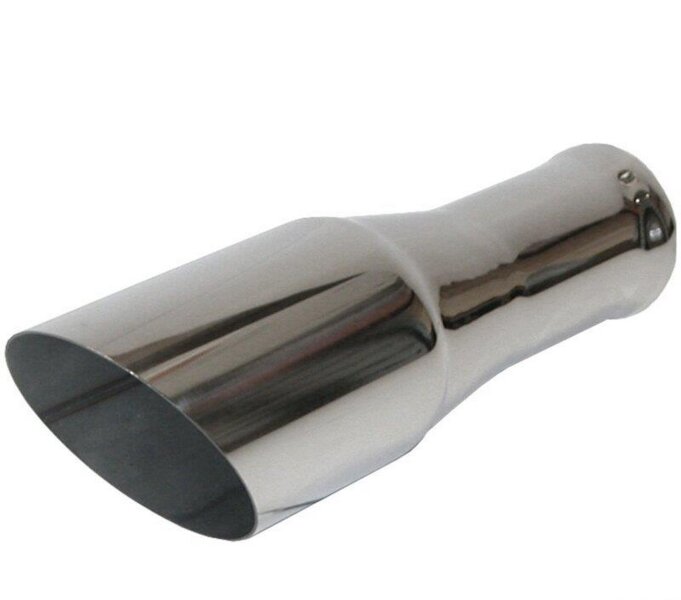 1x Terminale di scarico per PORSCHE 964 Carrera SHARP IN ACCIAIO INOX