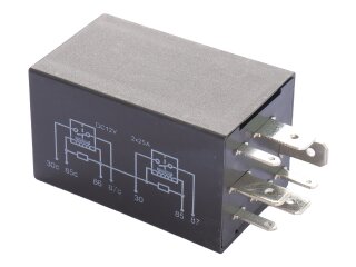 Relé doble para ventilador del enfriador de aceite...